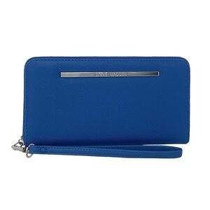 Steve Madden NWT Bzippy Zip Around Boxed Wallet Wristlet in Cobalt $48 Retail